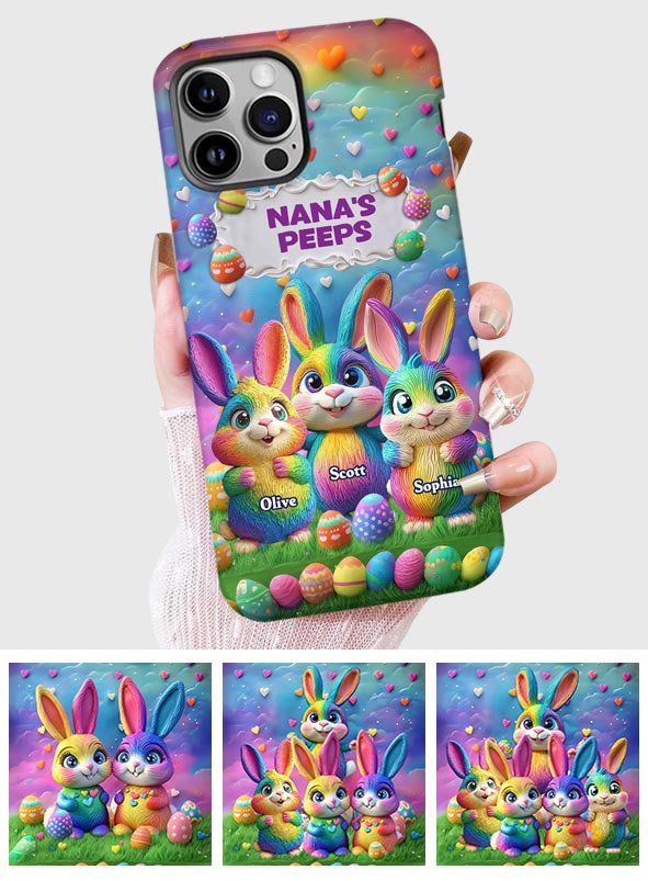 Coque de téléphone personnalisée « Grandma's Peeps » avec impression intégrale