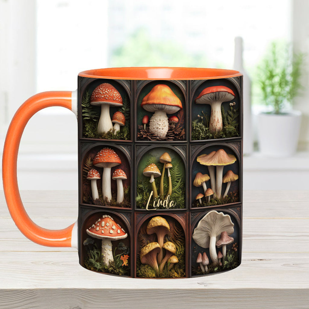 Mushroom Collection - Personalized Mushroom Accent Mug