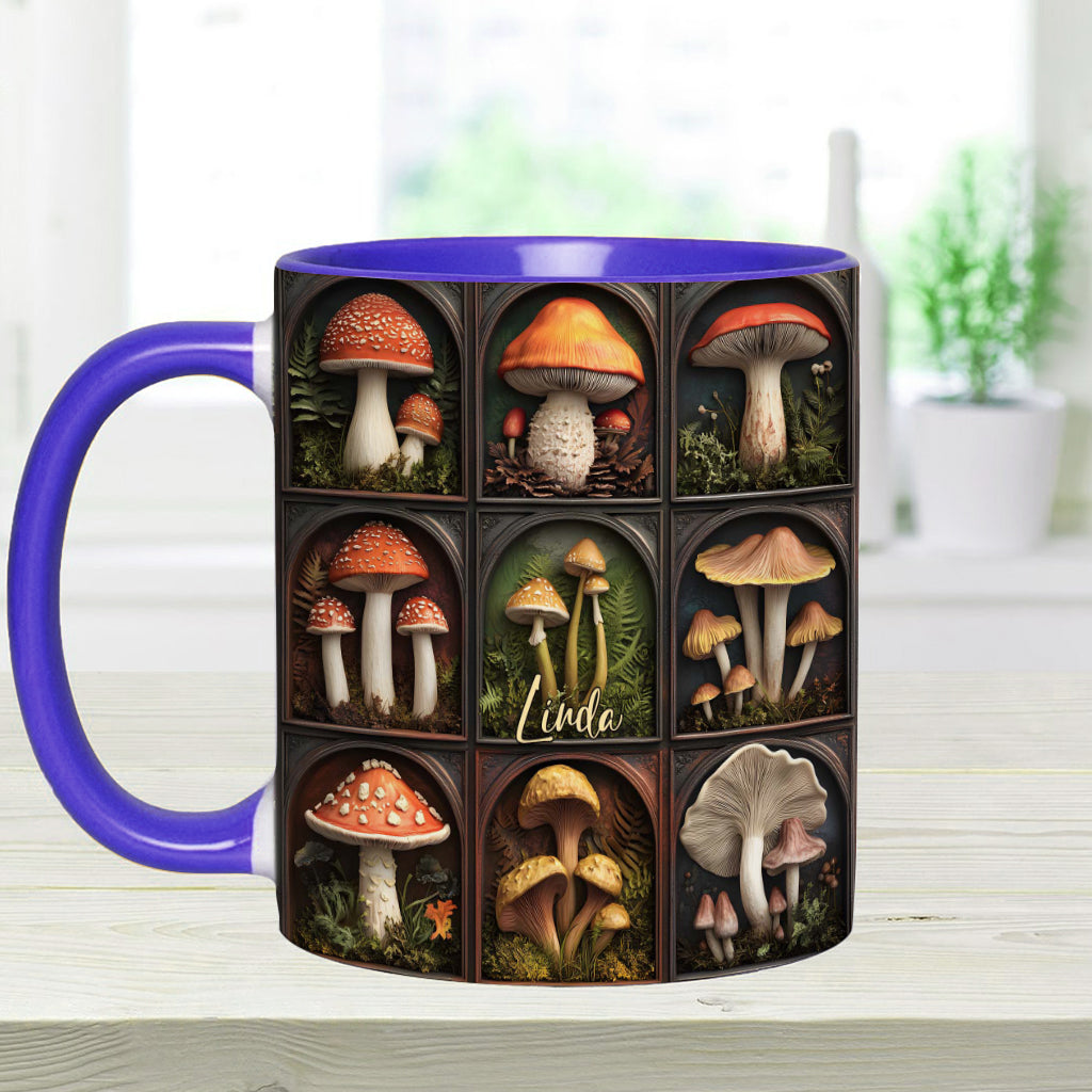 Mushroom Collection - Personalized Mushroom Accent Mug