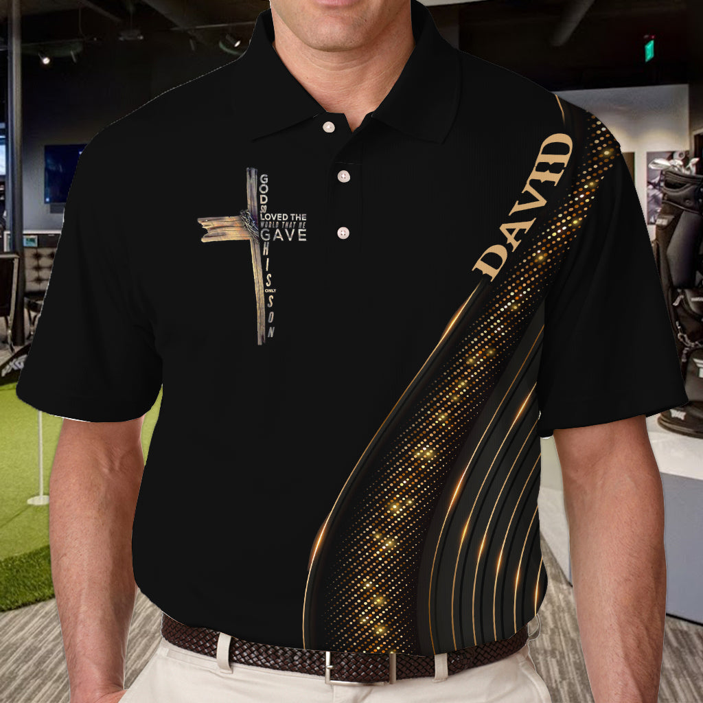 Jesus Is My God - Personalized Christian Polo Shirt