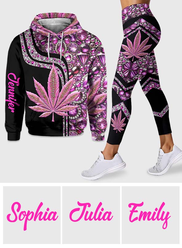 Stoner Chick - Personalized Weed Hoodie and Leggings