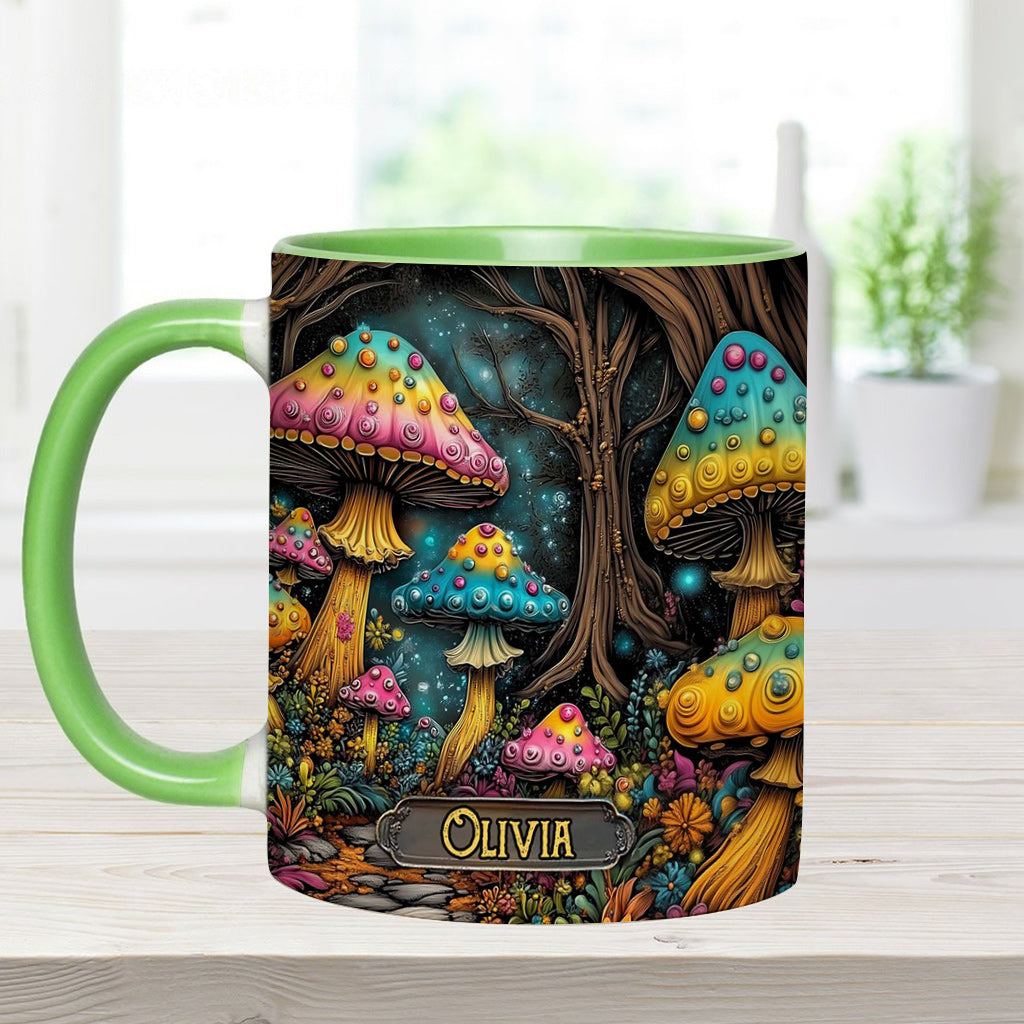 Magic Mushroom - Personalized Mushroom Accent Mug