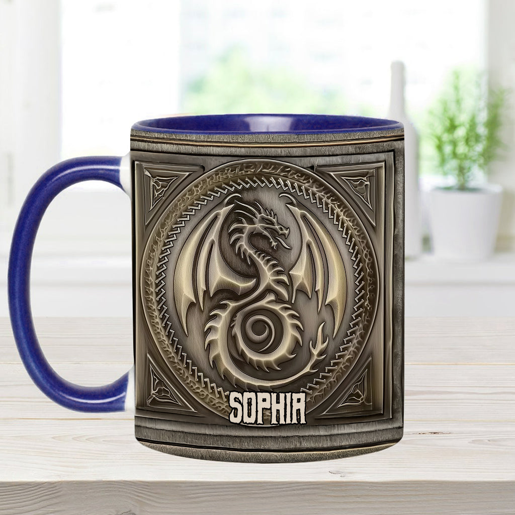 Majestic Dragon - Personalized Dragon Accent Mug