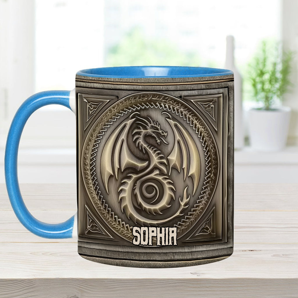 Majestic Dragon - Personalized Dragon Accent Mug