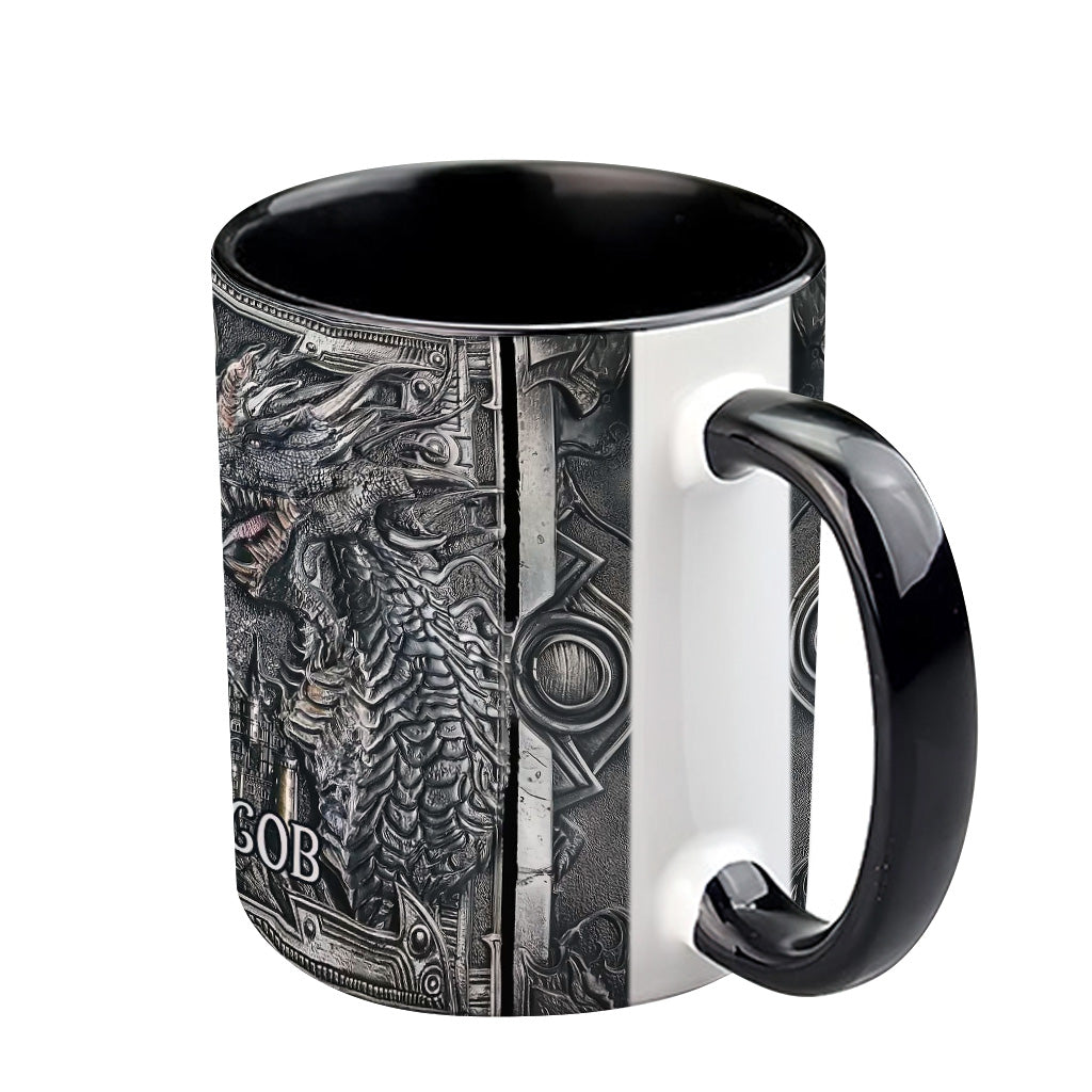 Majestic Dragon - Personalized Dragon Accent Mug