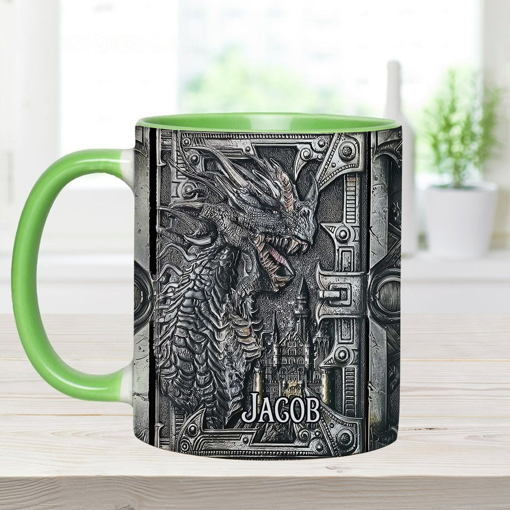Majestic Dragon - Personalized Dragon Accent Mug