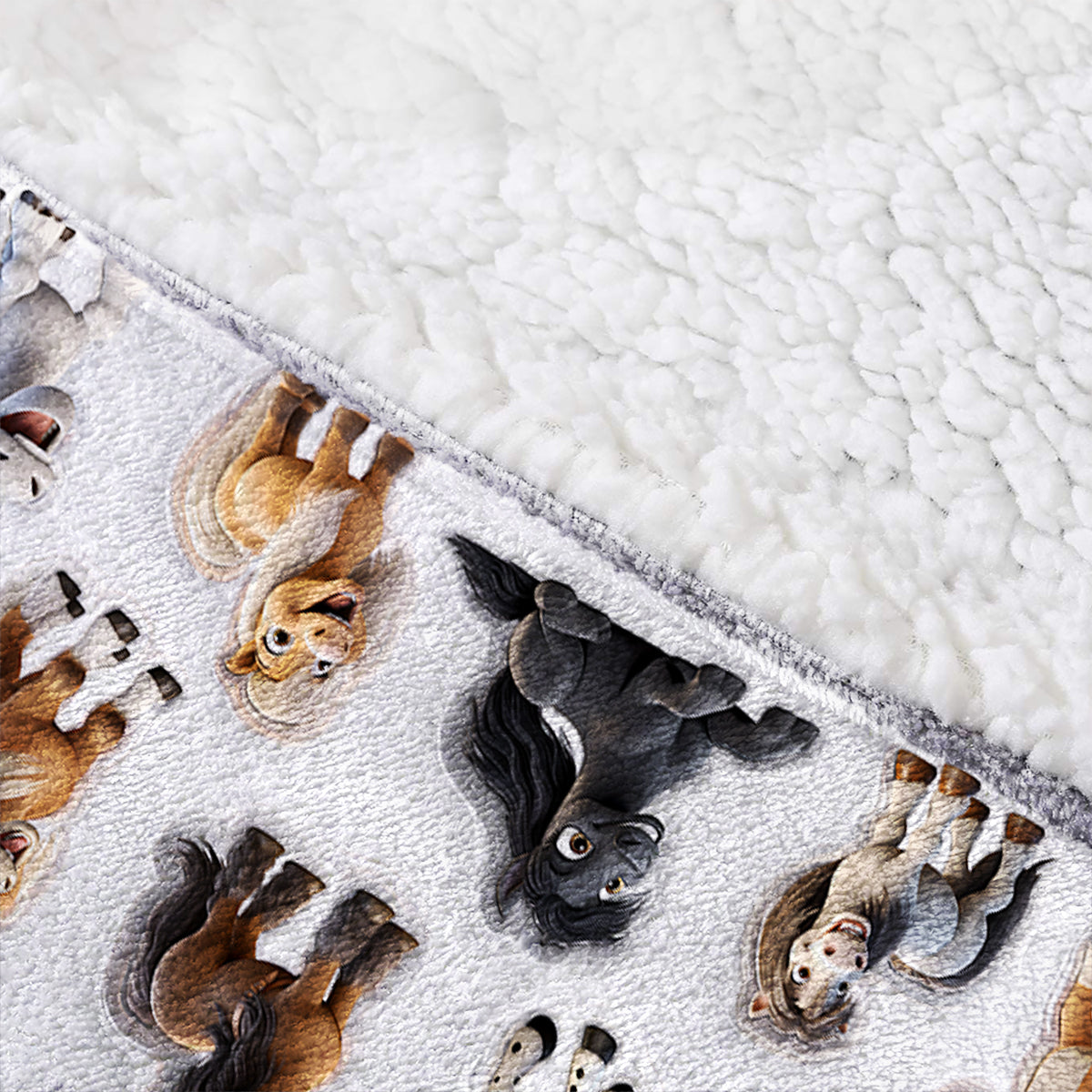 J'ai besoin de tous ces chevaux - Couverture à capuche personnalisée pour chevaux