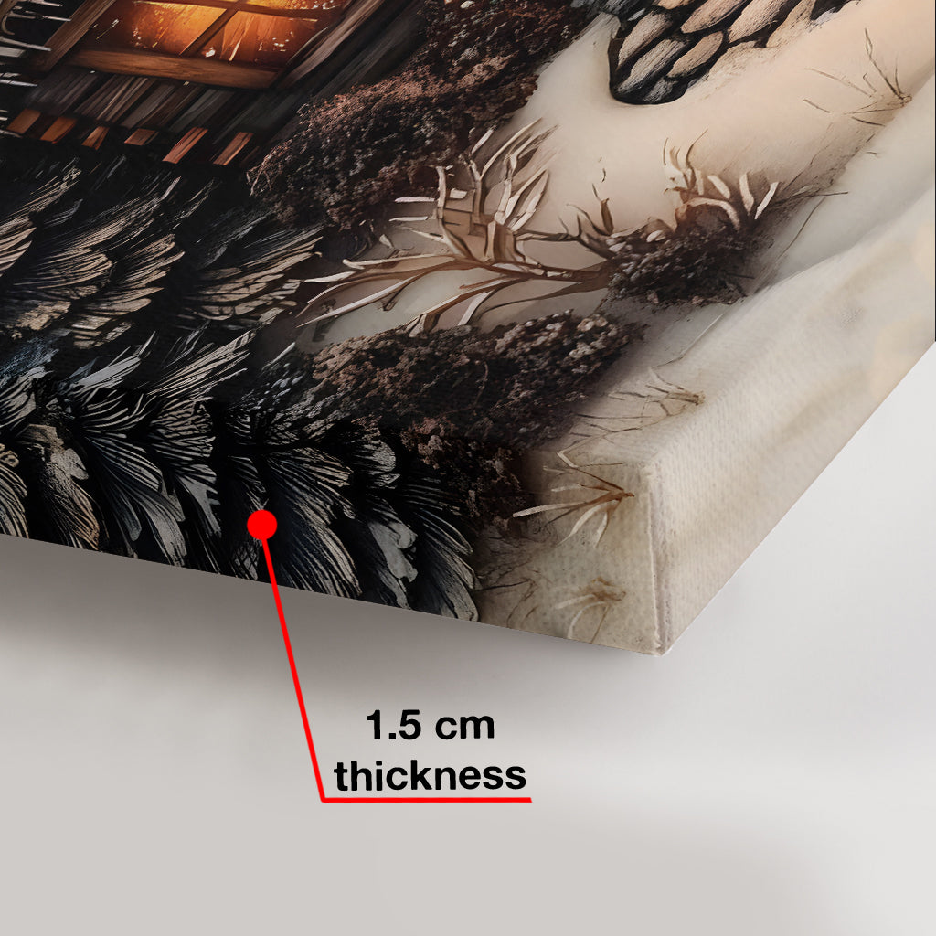 Tous les cœurs rentrent à la maison pour Noël - Toile et affiche personnalisées pour la famille