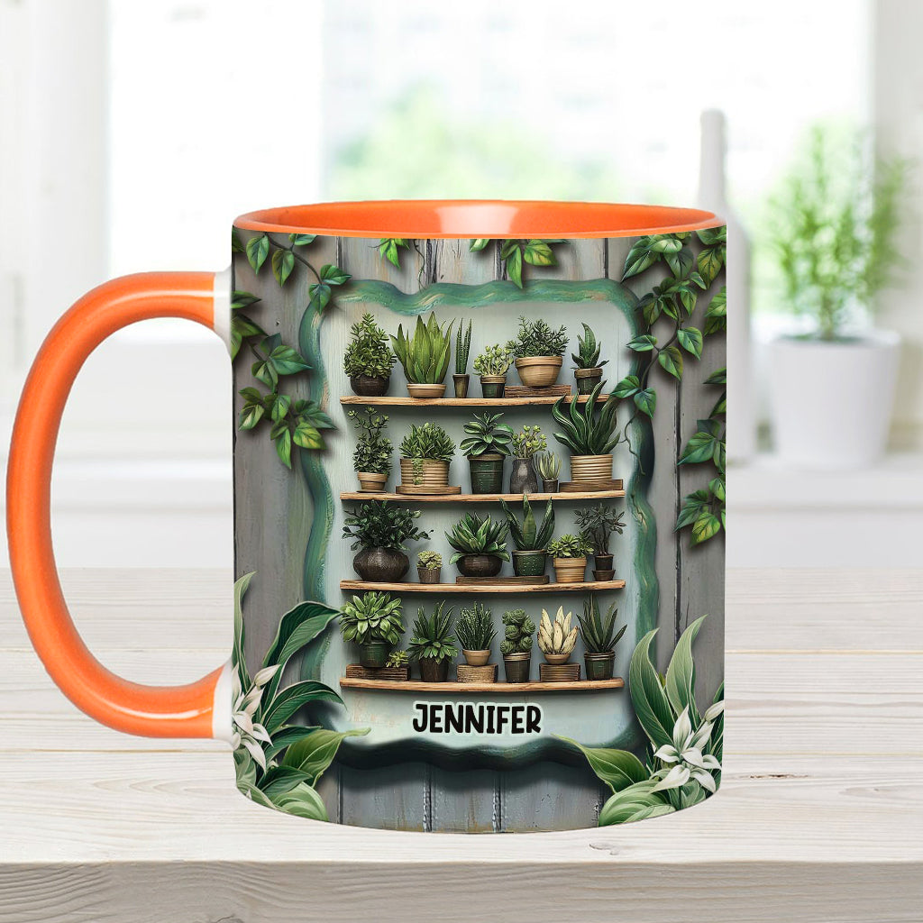 Les plantes me rendent heureuse. Vous, beaucoup moins. - Mug personnalisé sur le thème du jardinage