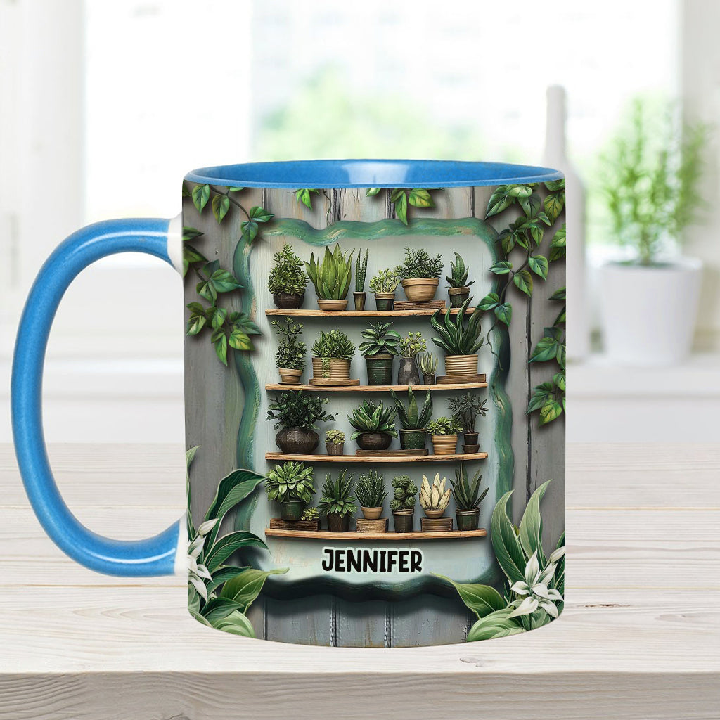 Les plantes me rendent heureuse. Vous, beaucoup moins. - Mug personnalisé sur le thème du jardinage