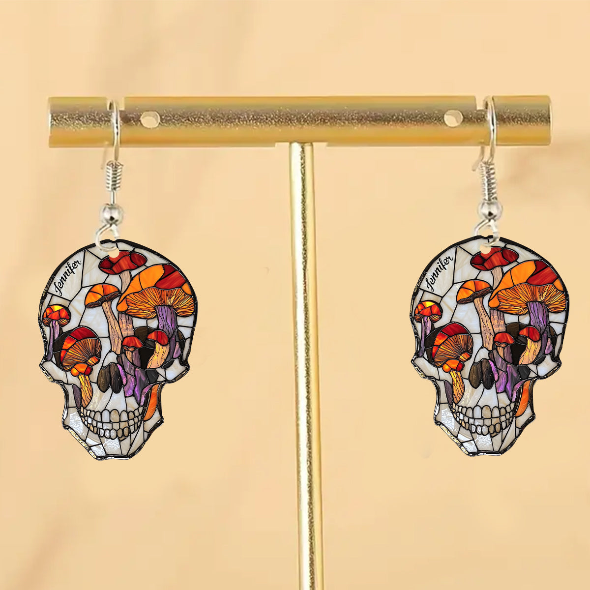 Stunning Skull - Personalized Skull Earrings