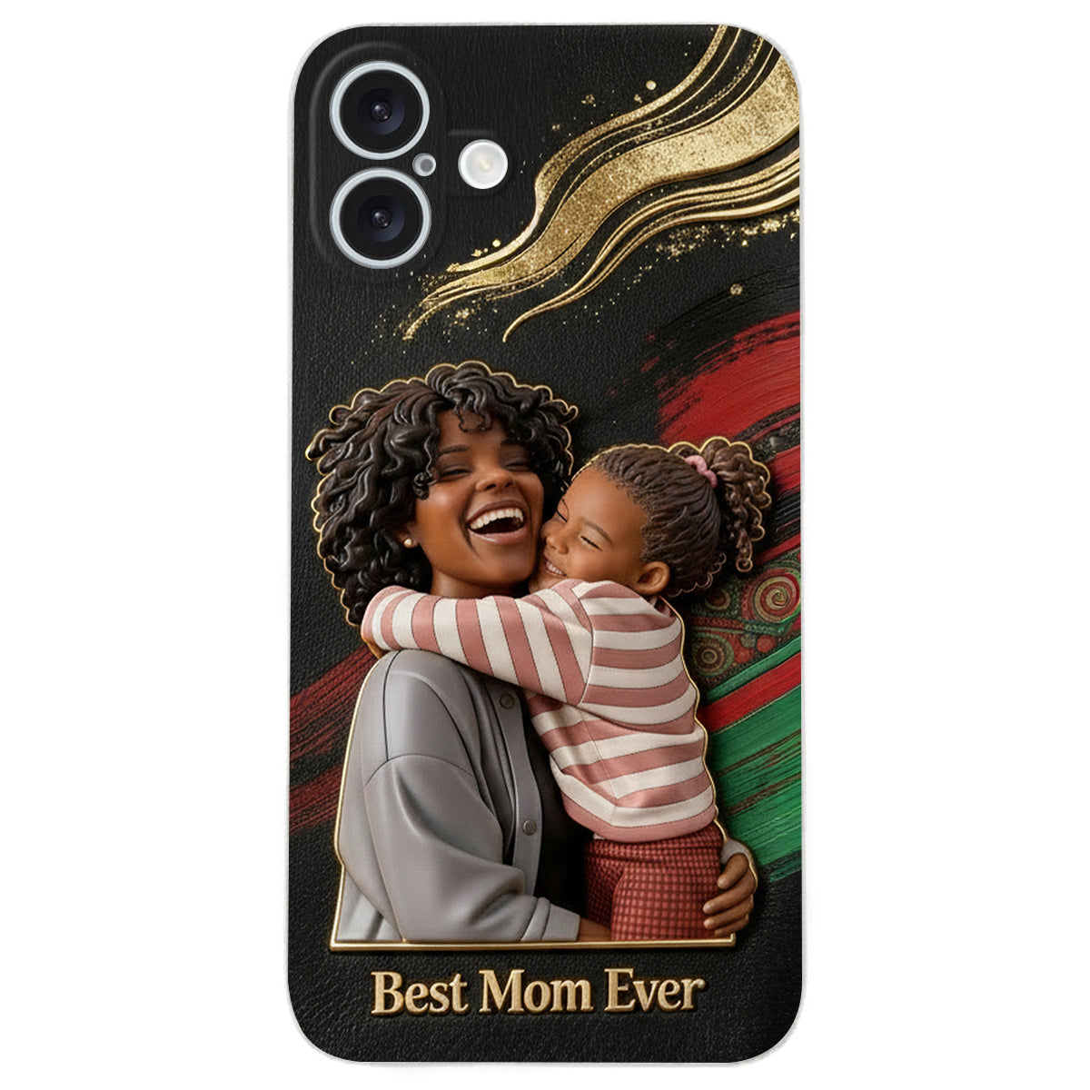 Black Pride, Black History Month - Personalized African American Leather Phone Case