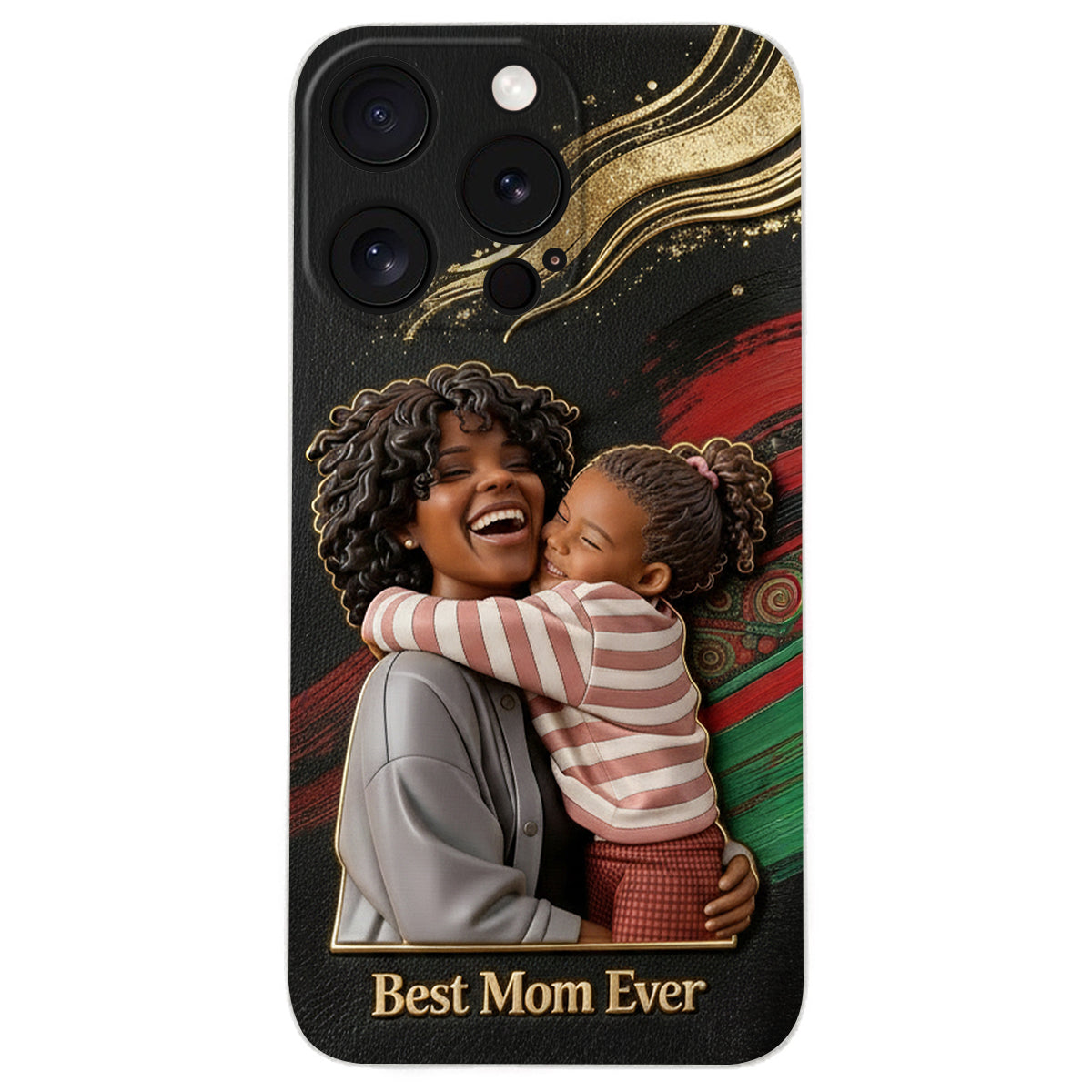 Black Pride, Black History Month - Personalized African American Leather Phone Case