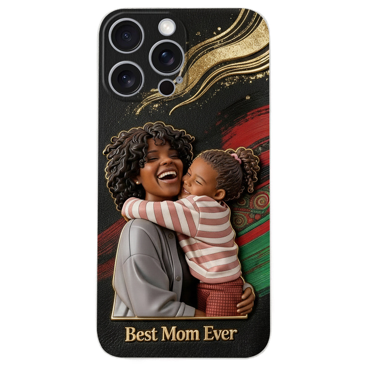 Black Pride, Black History Month - Personalized African American Leather Phone Case