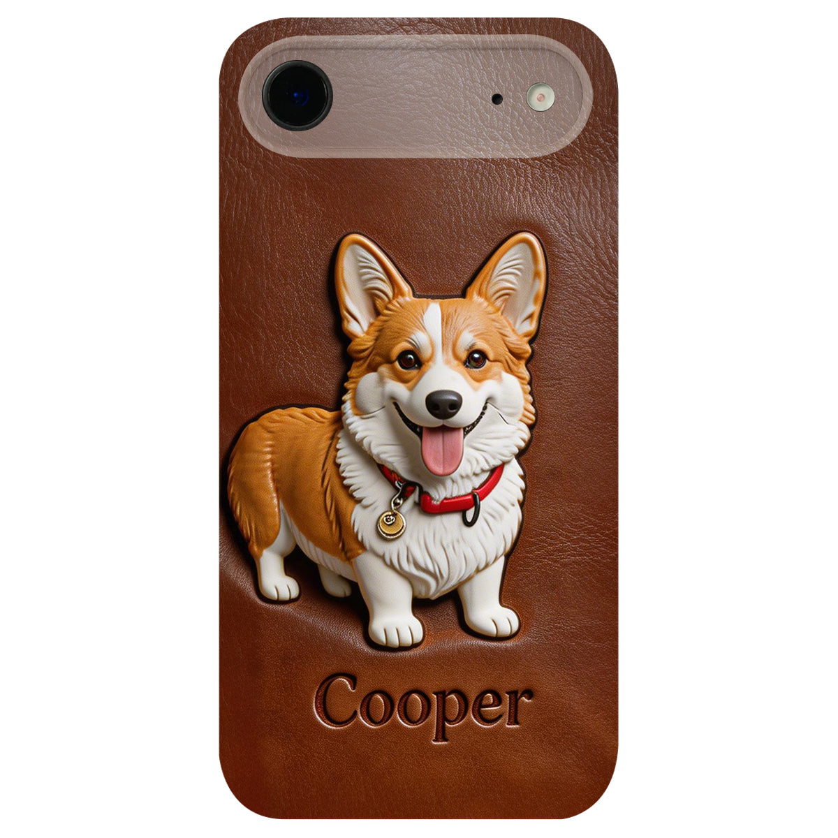 Custom Any Photo - Personalized Dog Leather Phone Case