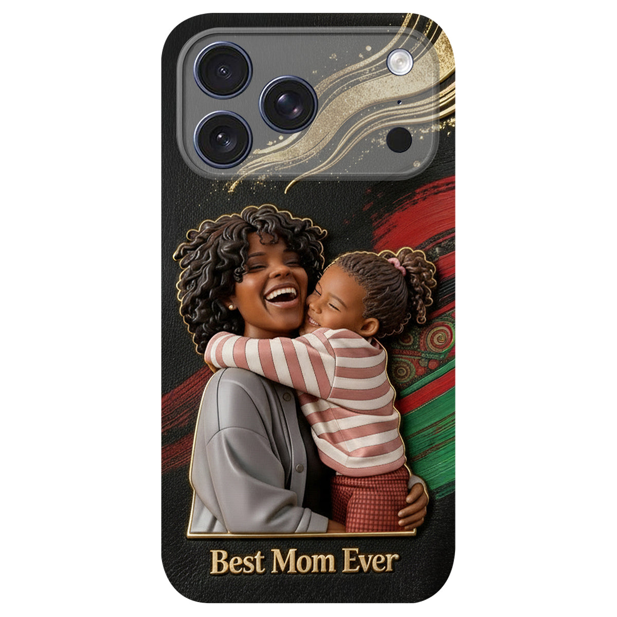 Black Pride, Black History Month - Personalized African American Leather Phone Case