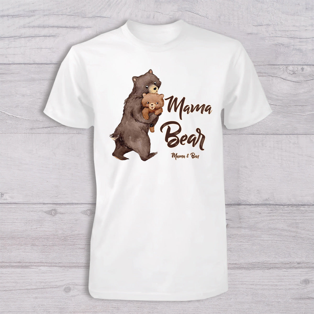 Papa Ours Bébé Ours - T-shirt personnalisé pour papa et body pour bébé