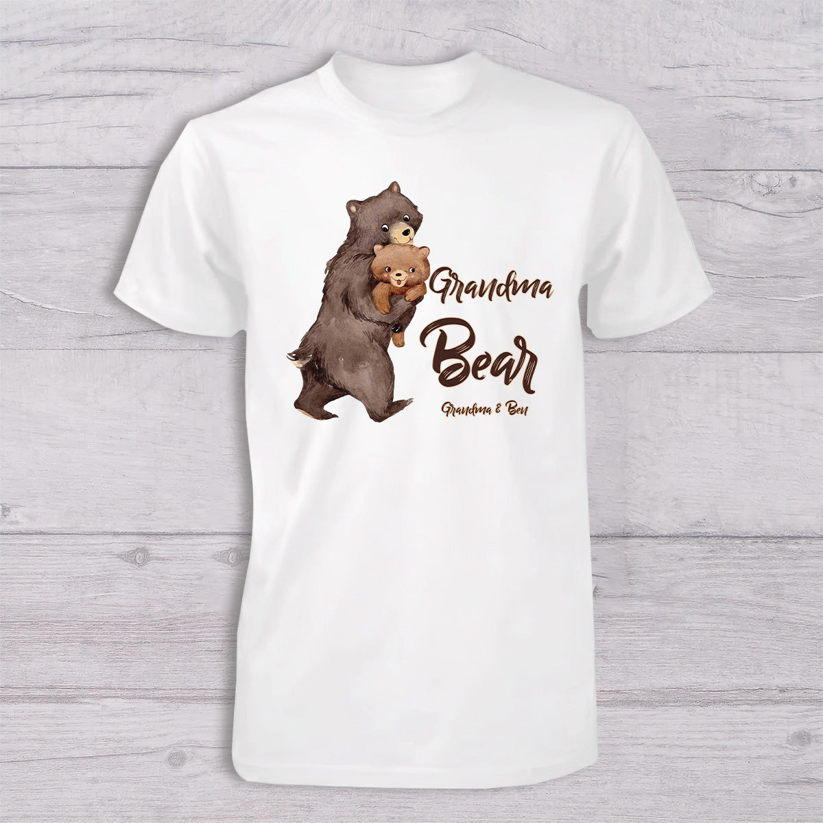 Papa Ours Bébé Ours - T-shirt personnalisé pour papa et body pour bébé