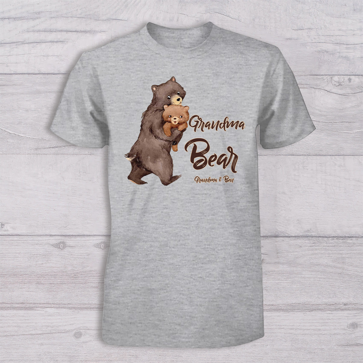 Papa Ours Bébé Ours - T-shirt personnalisé pour papa et body pour bébé