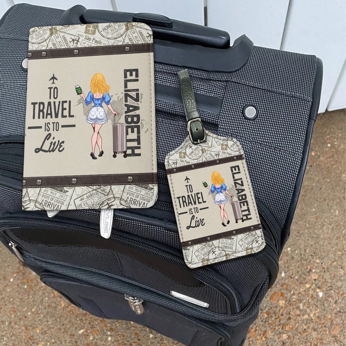 L'aventure vous attend ! – Coffret cadeau de voyage personnalisé pour elle, maman, épouse, petite amie, amie