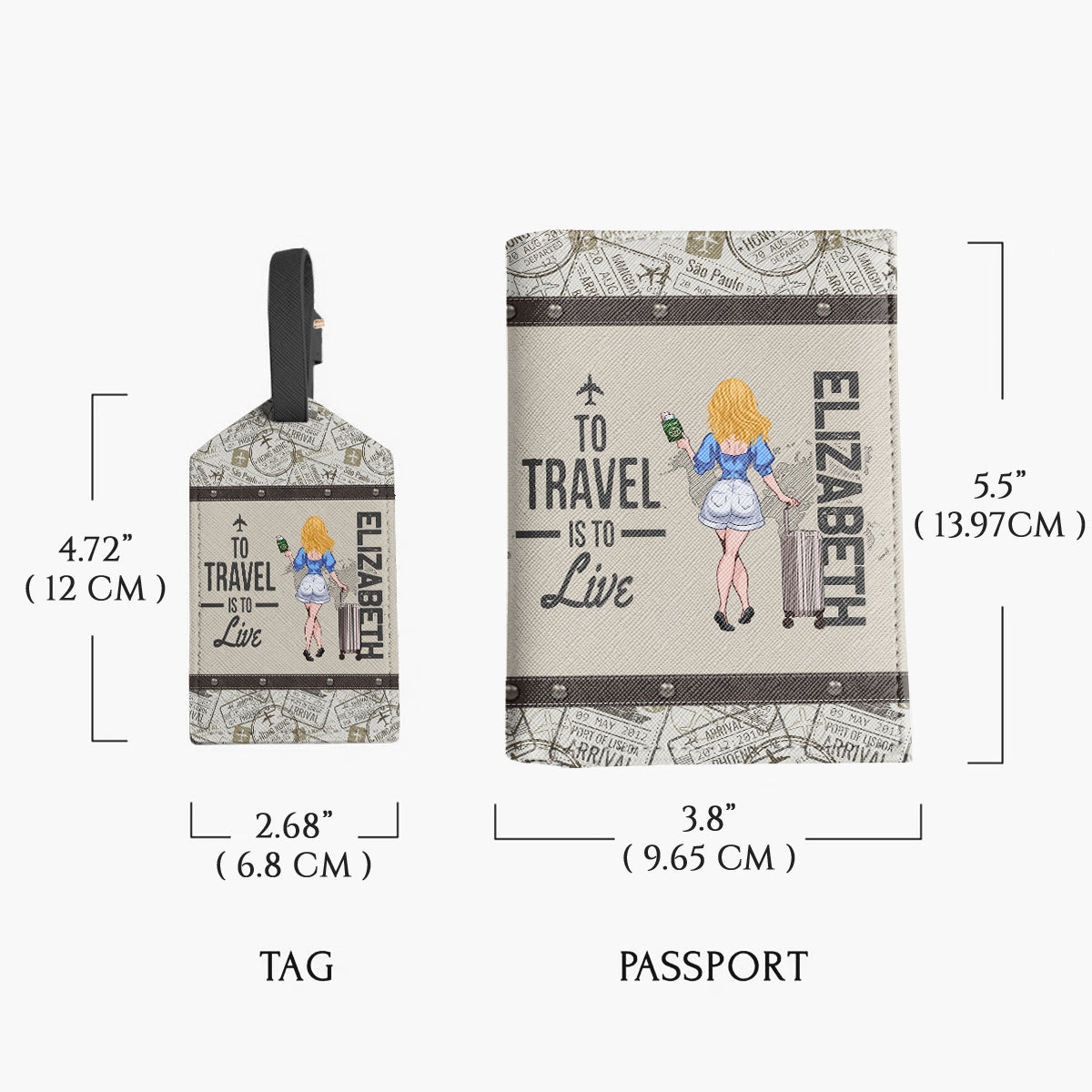 L'aventure vous attend ! – Coffret cadeau de voyage personnalisé pour elle, maman, épouse, petite amie, amie