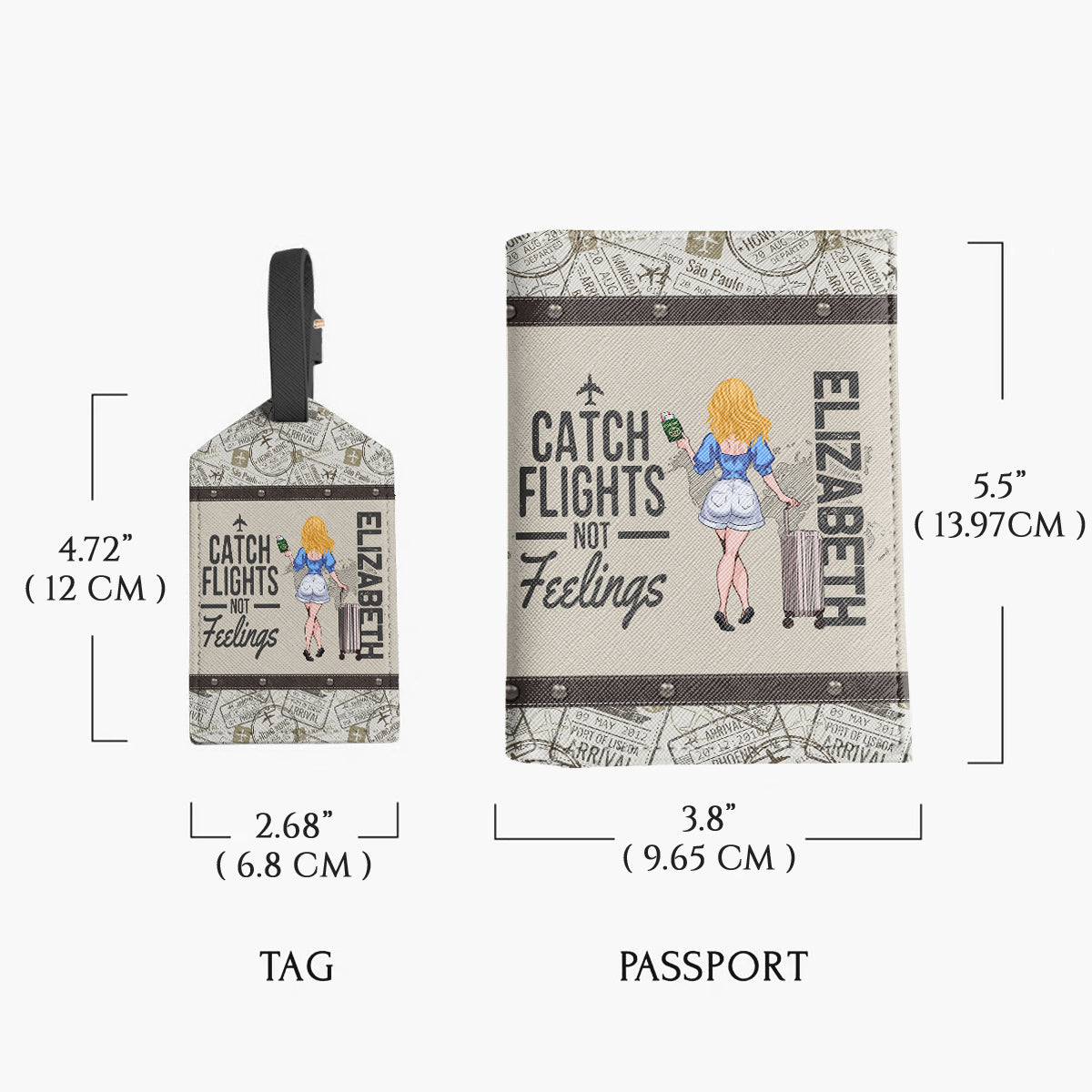 L'aventure vous attend ! – Coffret cadeau de voyage personnalisé pour elle, maman, épouse, petite amie, amie