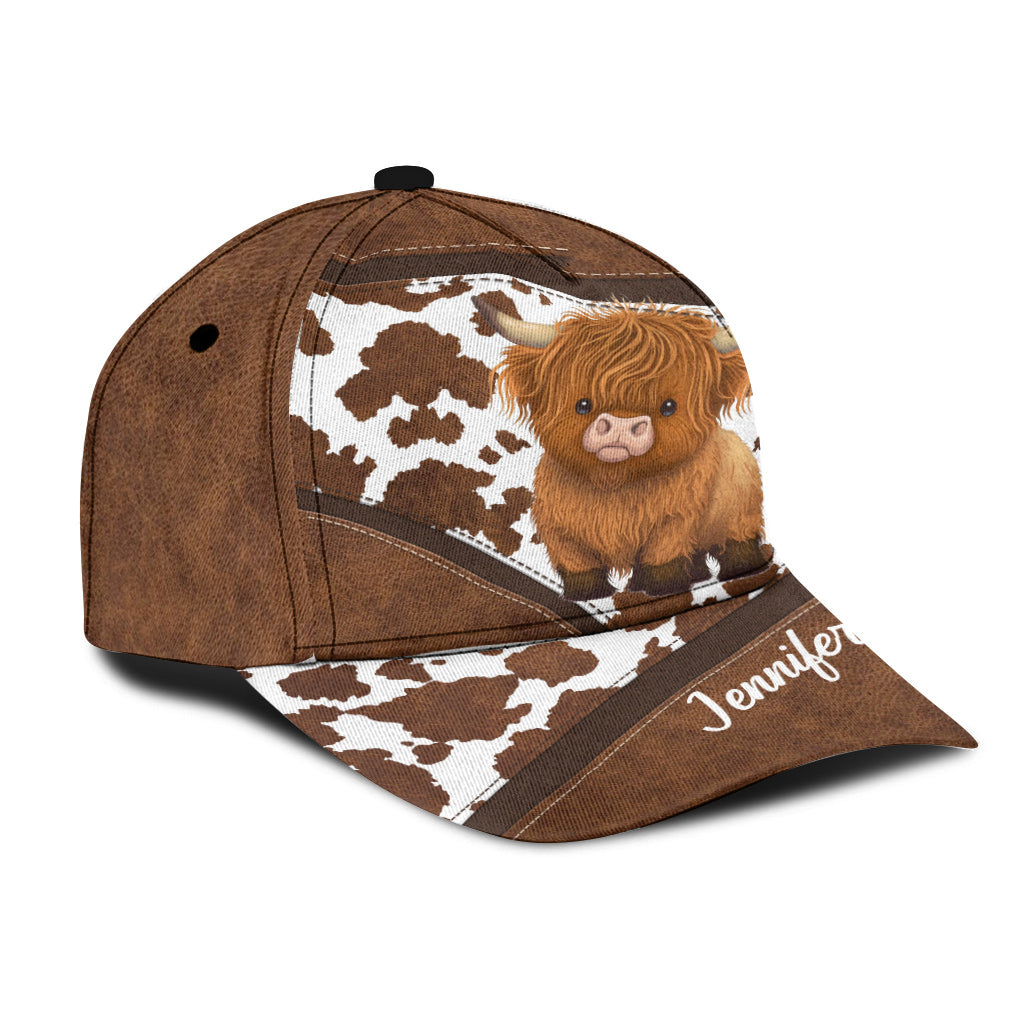 Love Highland Cows - Personalized Classic Cap
