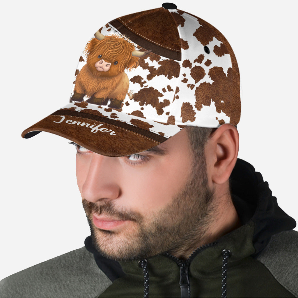 Love Highland Cows - Personalized Classic Cap