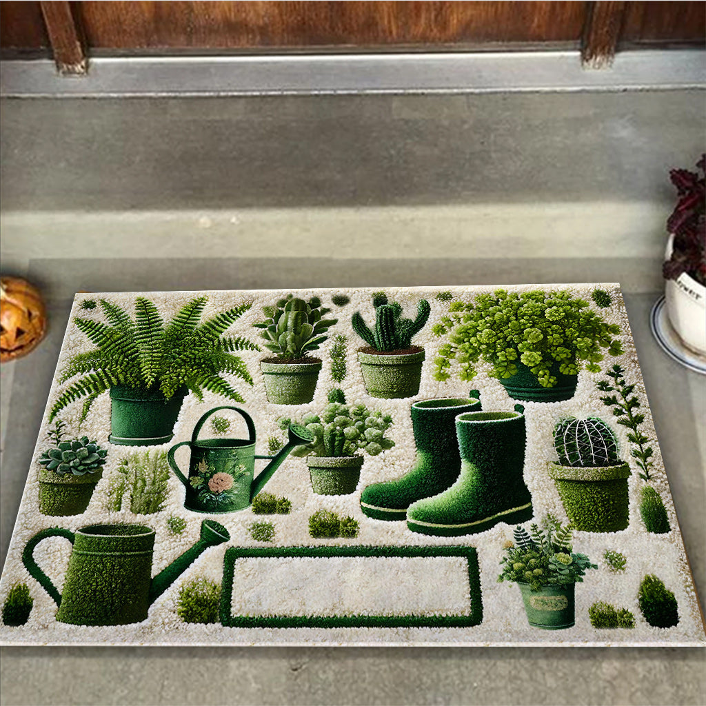 Beautiful Plants - Personalized Gardening Doormat
