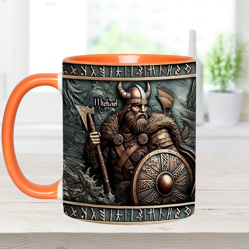 Viking Warrior - Personalized Viking Accent Mug