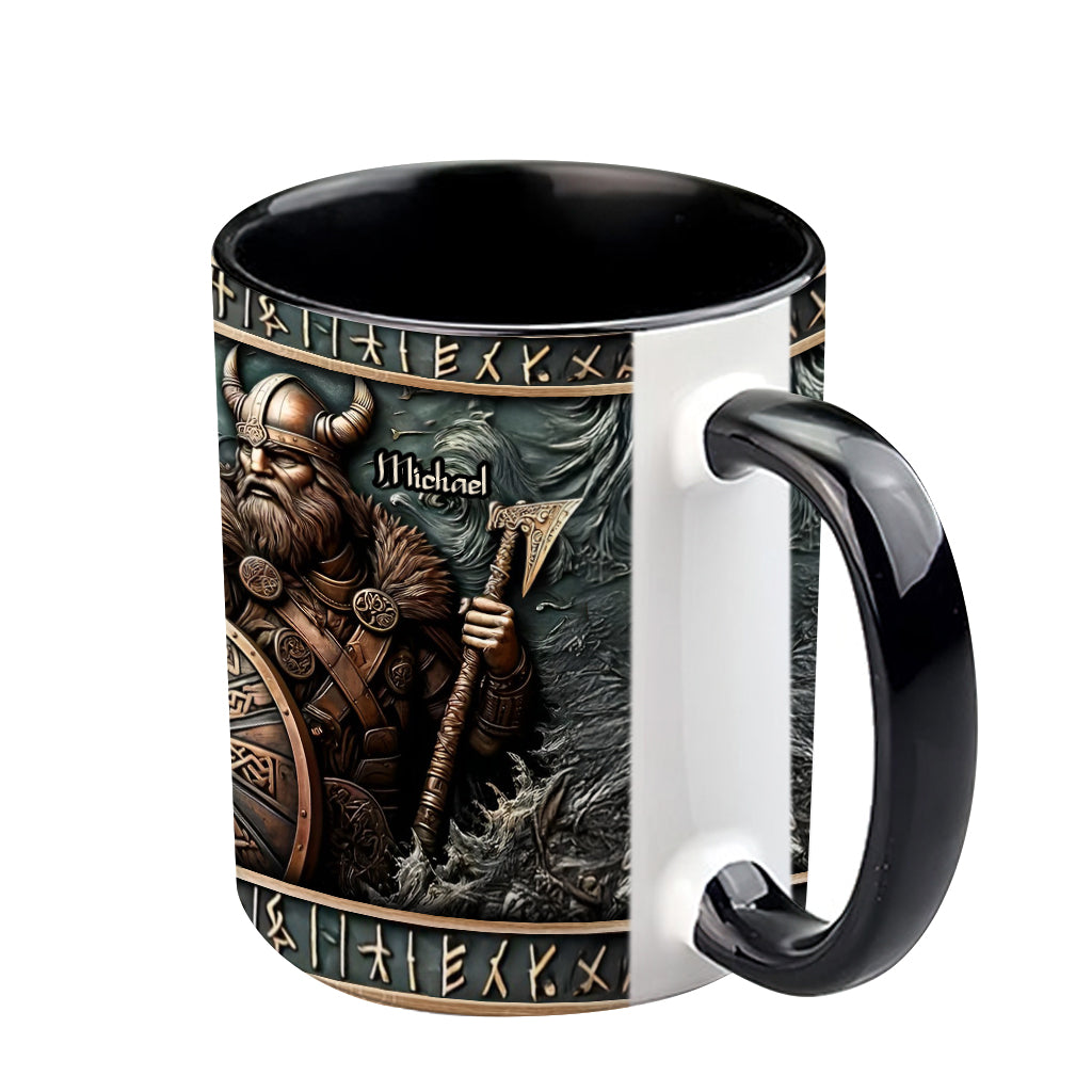 Viking Warrior - Personalized Viking Accent Mug
