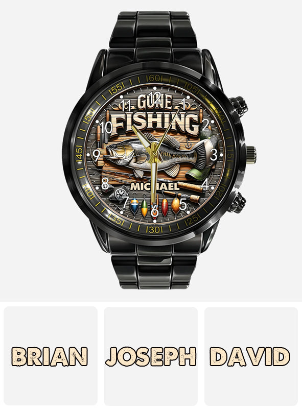 Passionné de pêche ? Montre-bracelet personnalisée sur le thème de la pêche