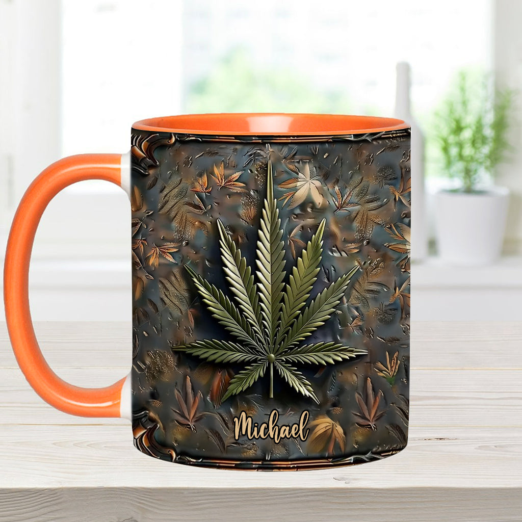 Mug High Life personnalisé avec motif cannabis