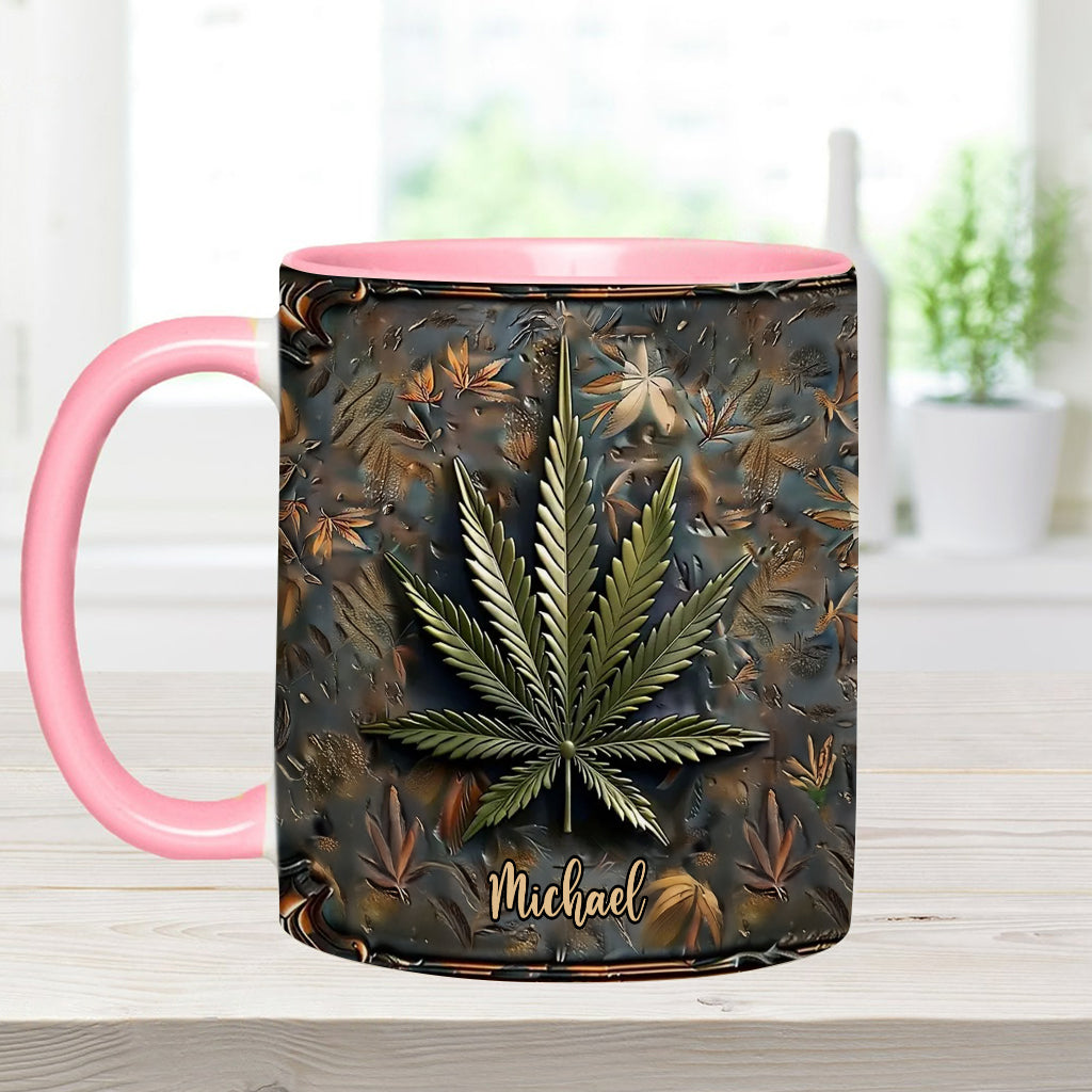 Mug High Life personnalisé avec motif cannabis