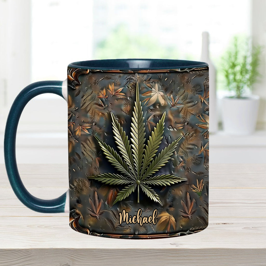 Mug High Life personnalisé avec motif cannabis