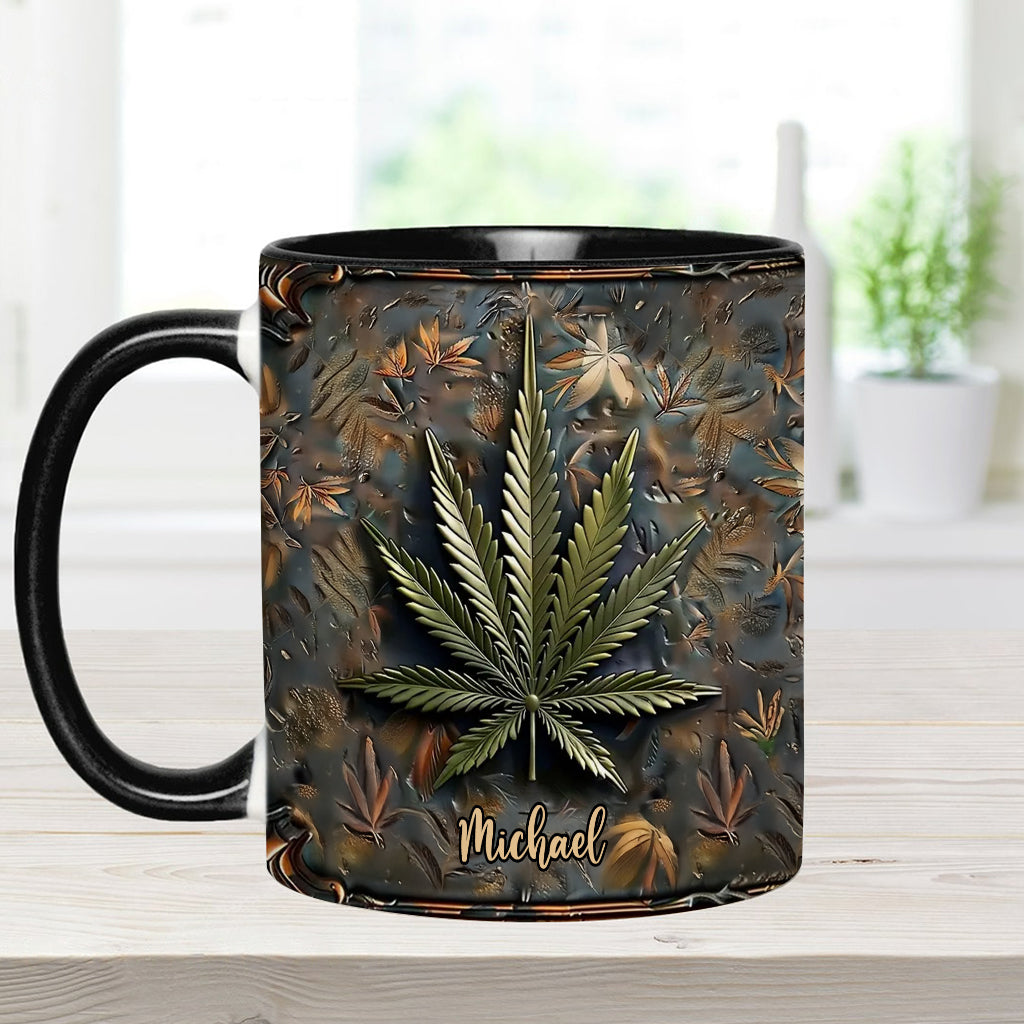 Mug High Life personnalisé avec motif cannabis
