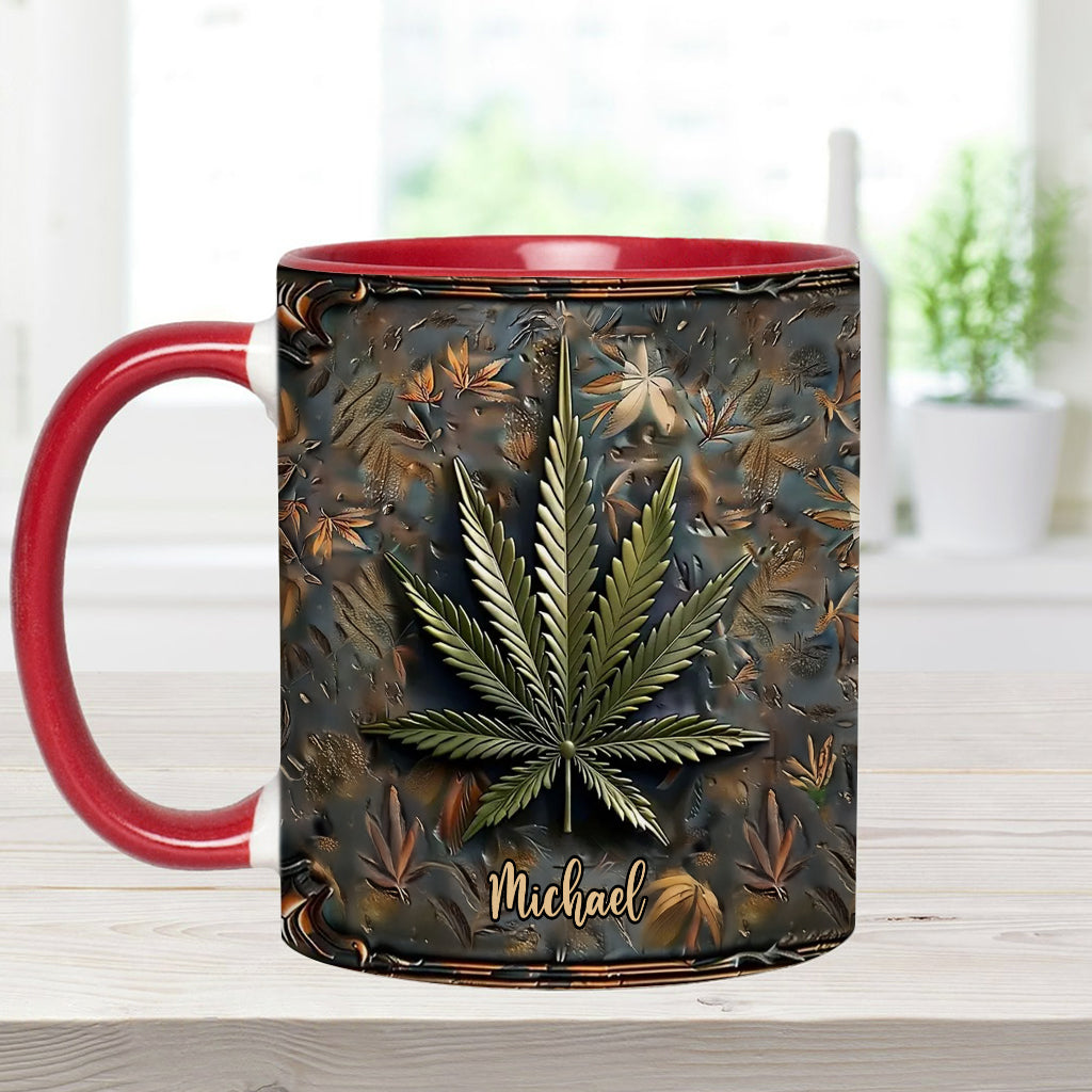 Mug High Life personnalisé avec motif cannabis