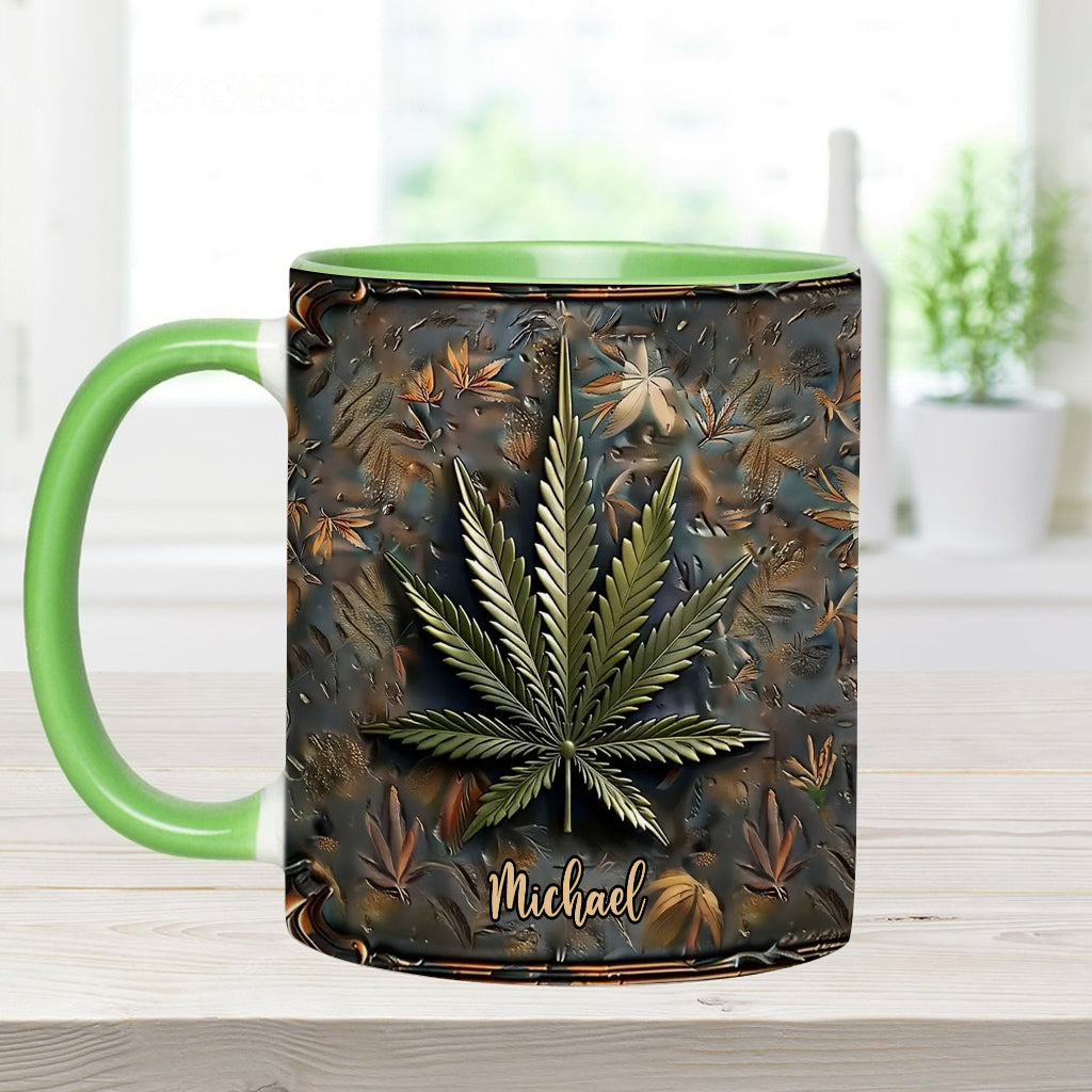 Mug High Life personnalisé avec motif cannabis