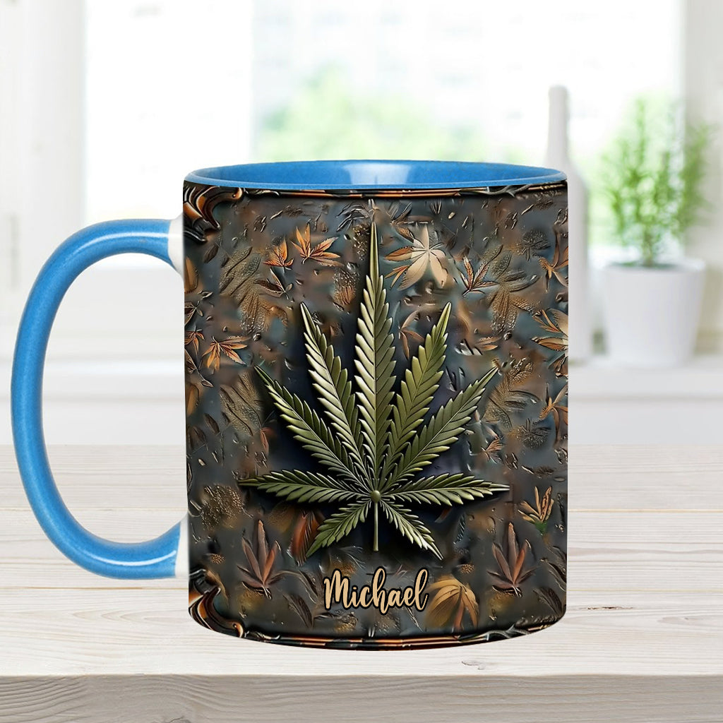 Mug High Life personnalisé avec motif cannabis