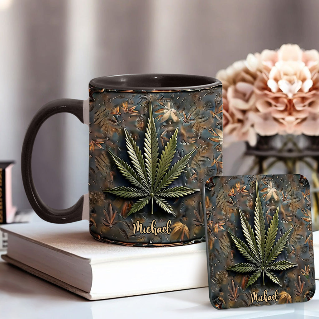 Mug High Life personnalisé avec motif cannabis