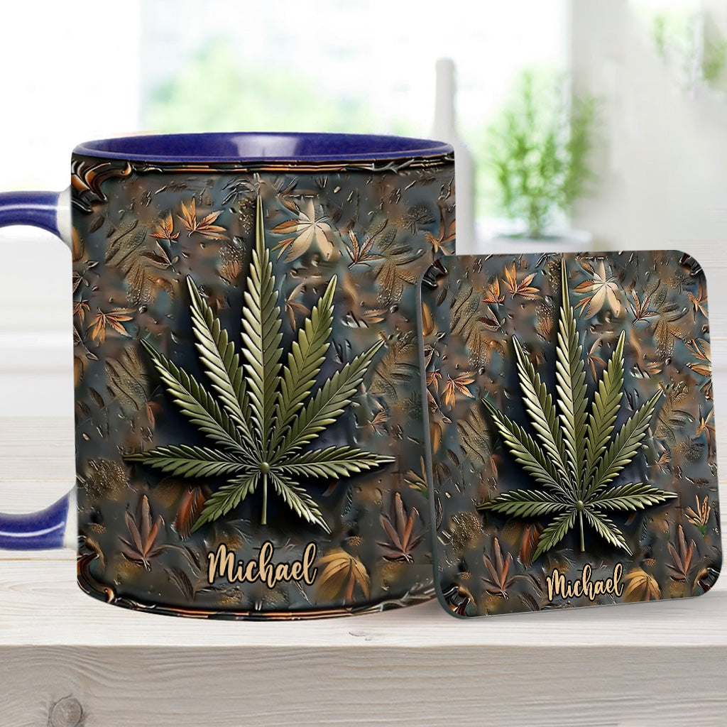 Mug High Life personnalisé avec motif cannabis