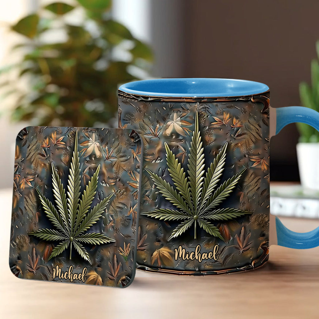 Mug High Life personnalisé avec motif cannabis