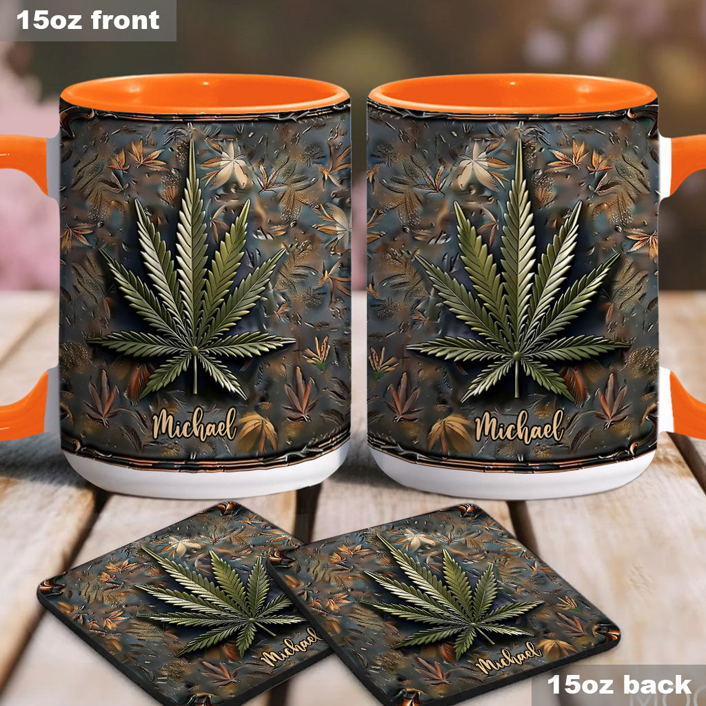 Mug High Life personnalisé avec motif cannabis
