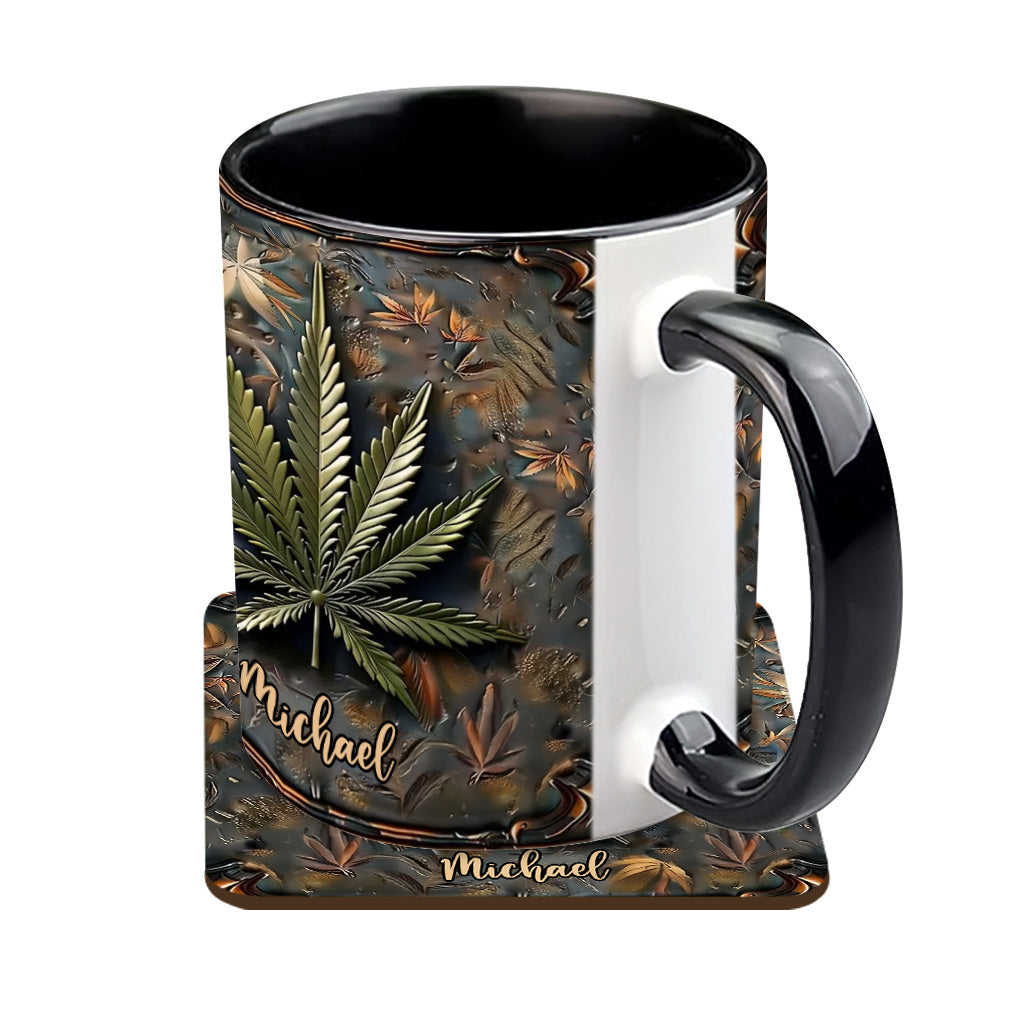 Mug High Life personnalisé avec motif cannabis
