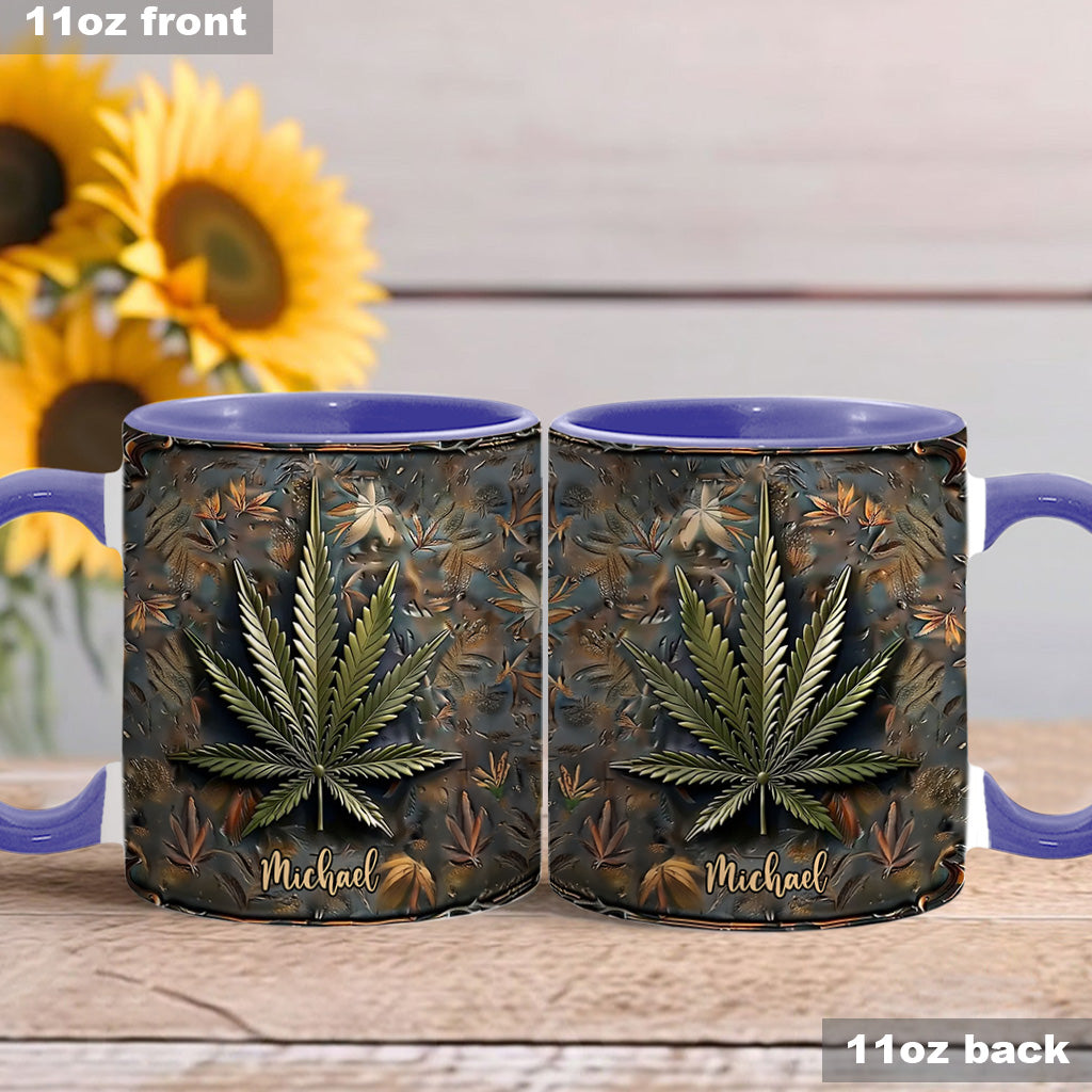Mug High Life personnalisé avec motif cannabis