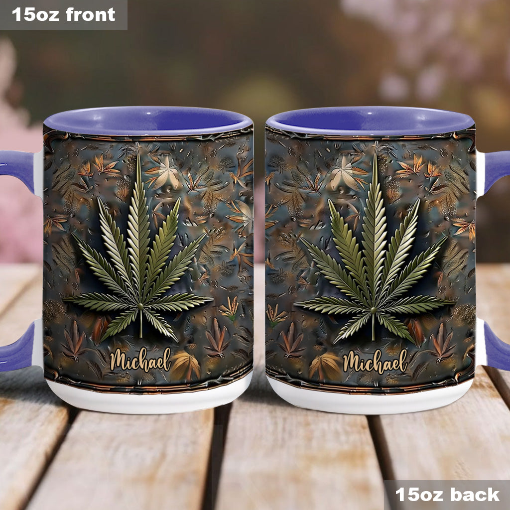 Mug High Life personnalisé avec motif cannabis