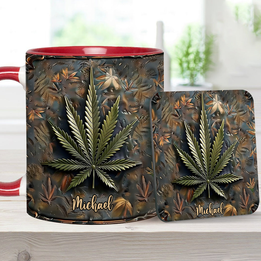 Mug High Life personnalisé avec motif cannabis