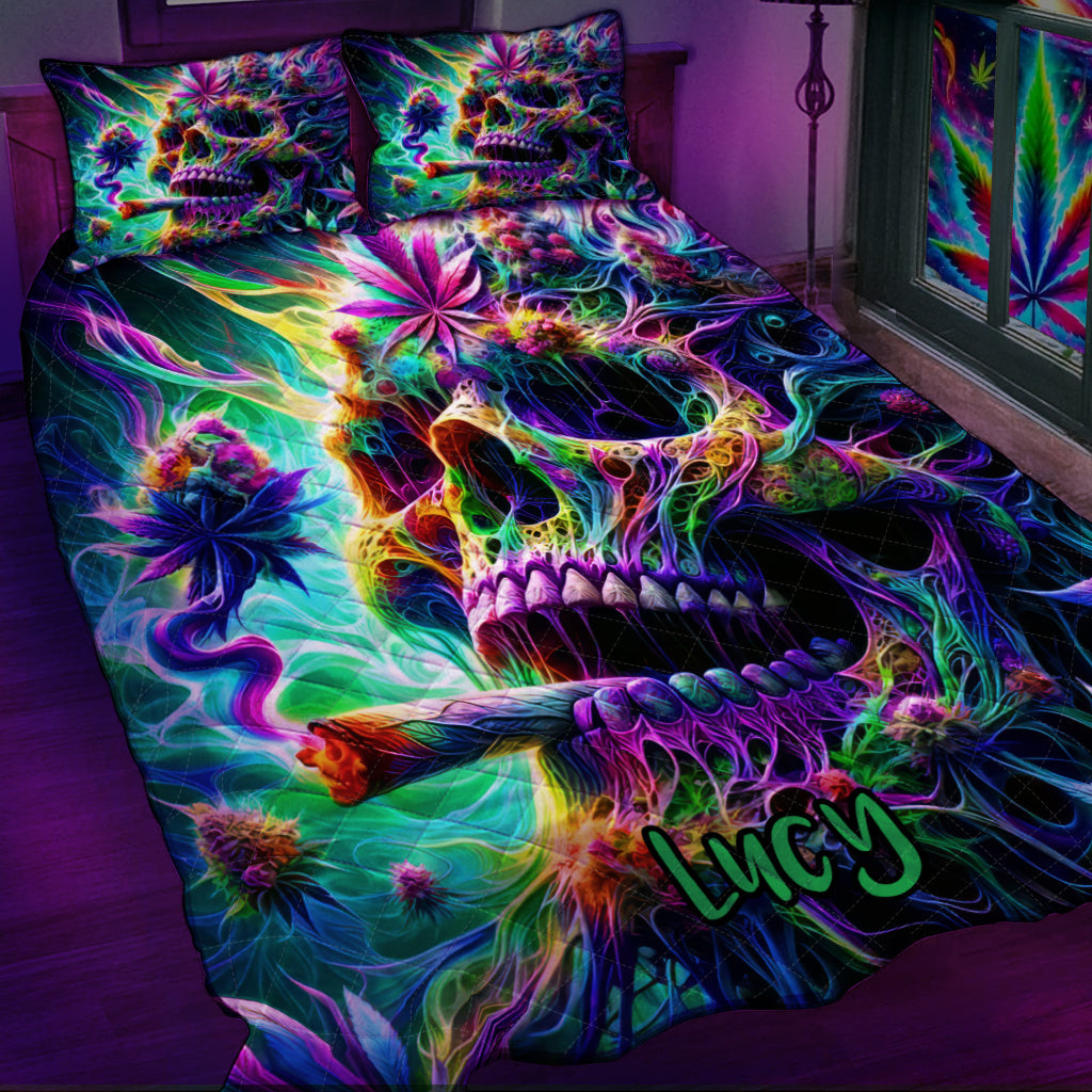 Dope Soul - Personalized Weed Quilt Set
