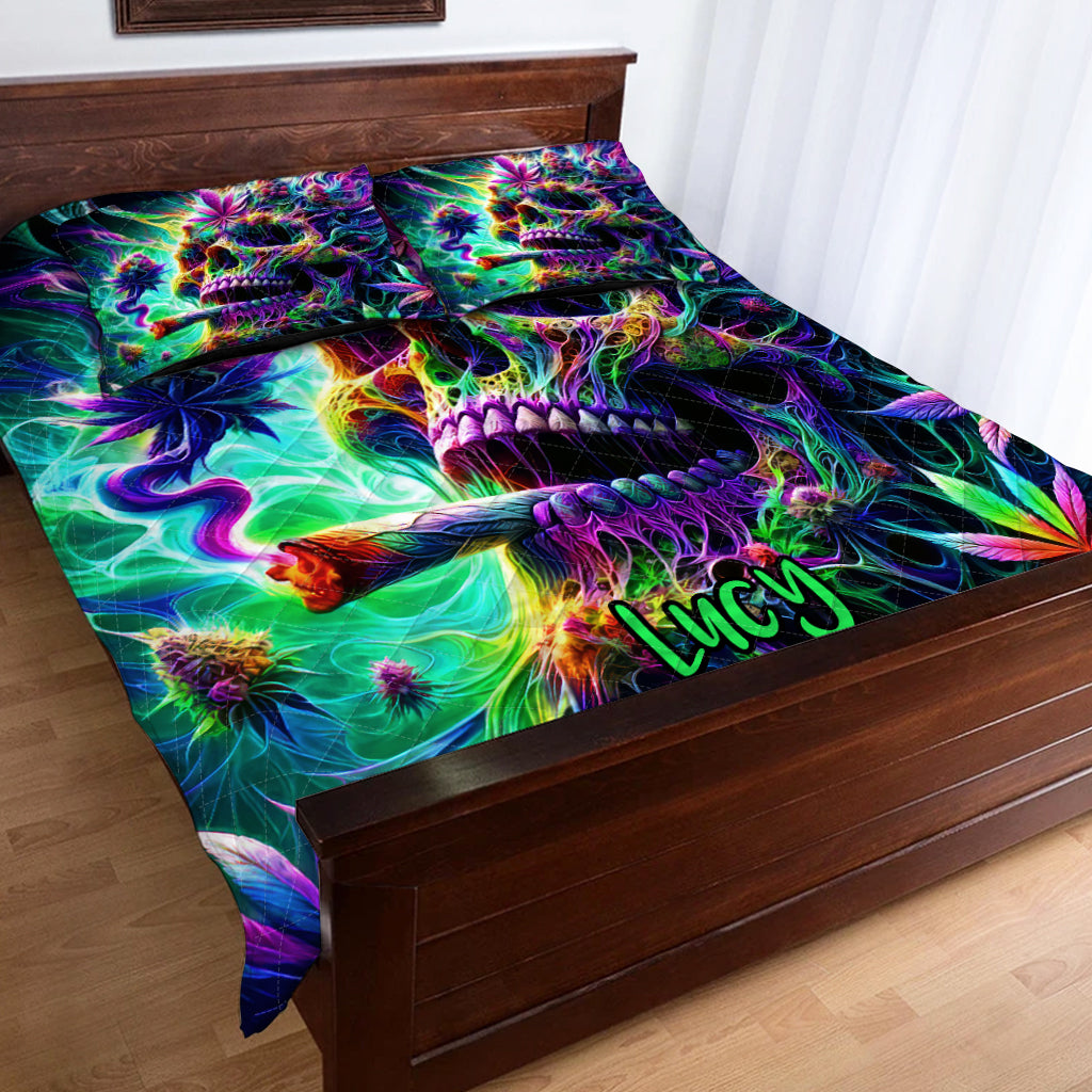 Dope Soul - Personalized Weed Quilt Set