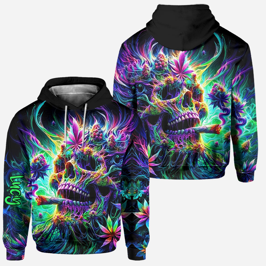 Dope Soul - Sweat à capuche et legging personnalisés sur le thème de l'herbe